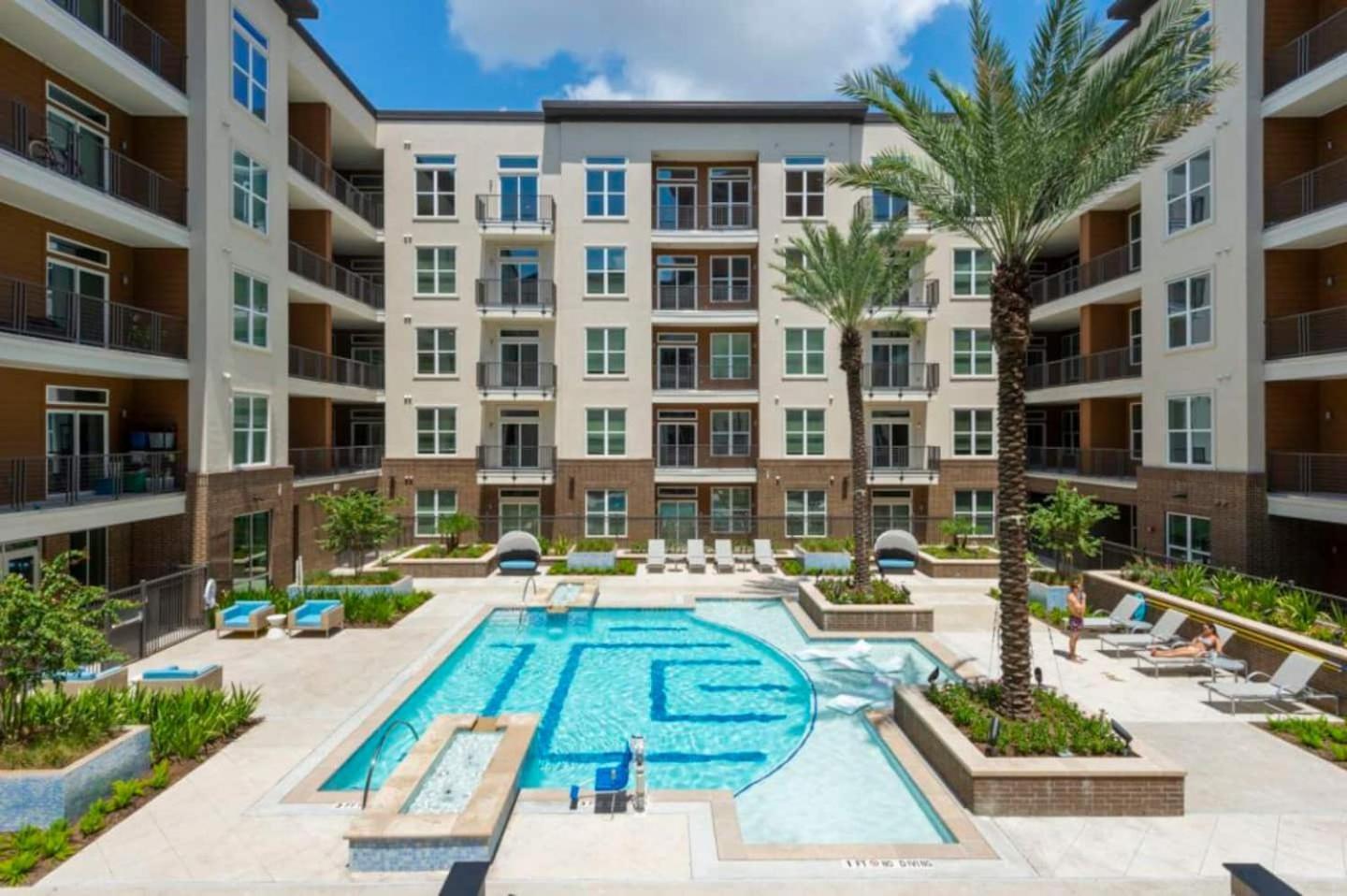 Downtown Apt Free Parking - Pool - Gym - Fully Kitchen Houston Exterior foto